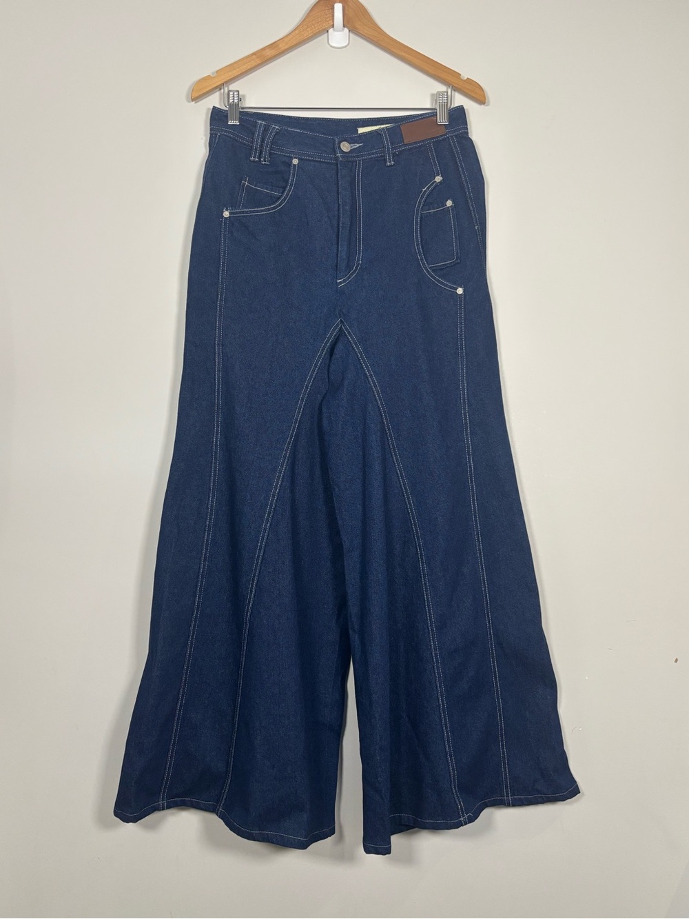 Andersson bell‎ Jeans Seam Variation Wide Leg Jeans - Indigo Blue - Size 29